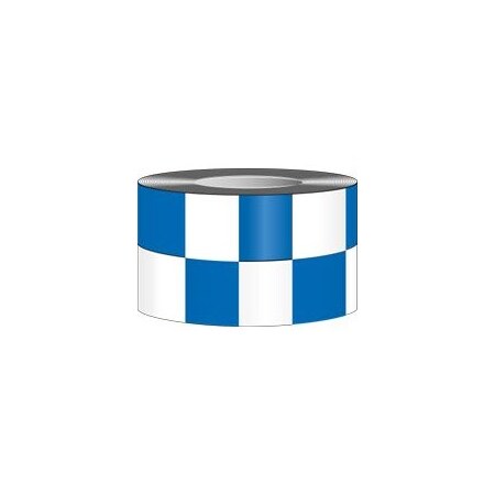 Accuform MARKING TAPE CHECKERBOARD PATTERN 3 in PTM784BUWT PTM784BUWT